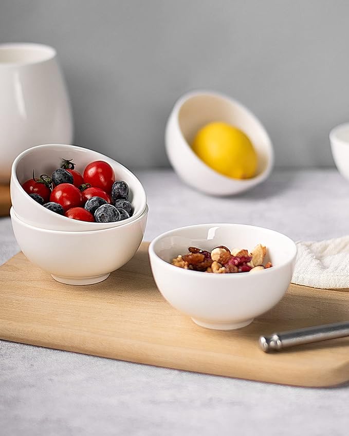 DELLING Soy Sauce Dish 4 Oz Dipping Bowls Set of 6, Stackable Dishwasher Safe - Image 5