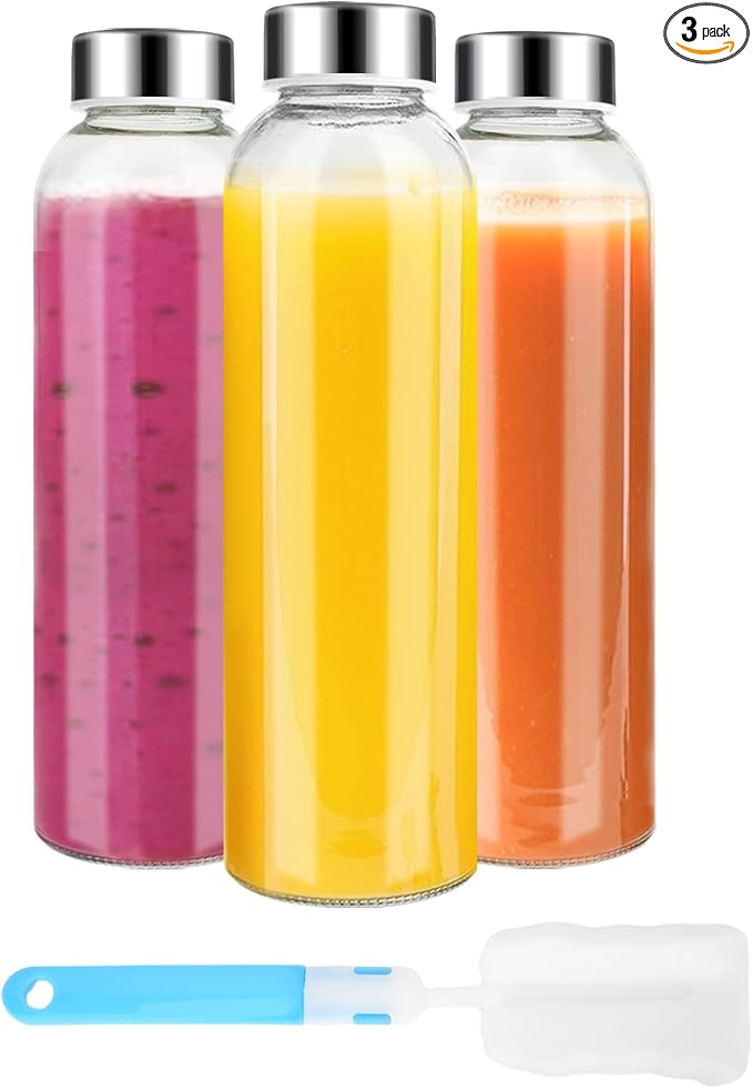Luxfuel Clear Glass Bottles by Luxfuel