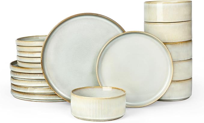 Famiware Star Plates and Bowls Sets, Chip & Scratch Resistant. Microwave & by Famiware