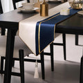 Avigers Table Runner 12 x 59 Inch, Tassels | Faux Silk double-layer accent by Avigers