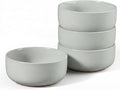 E-far Cereal Bowls Set of 4, 27oz Ceramic Deep Soup Bowls by E-far