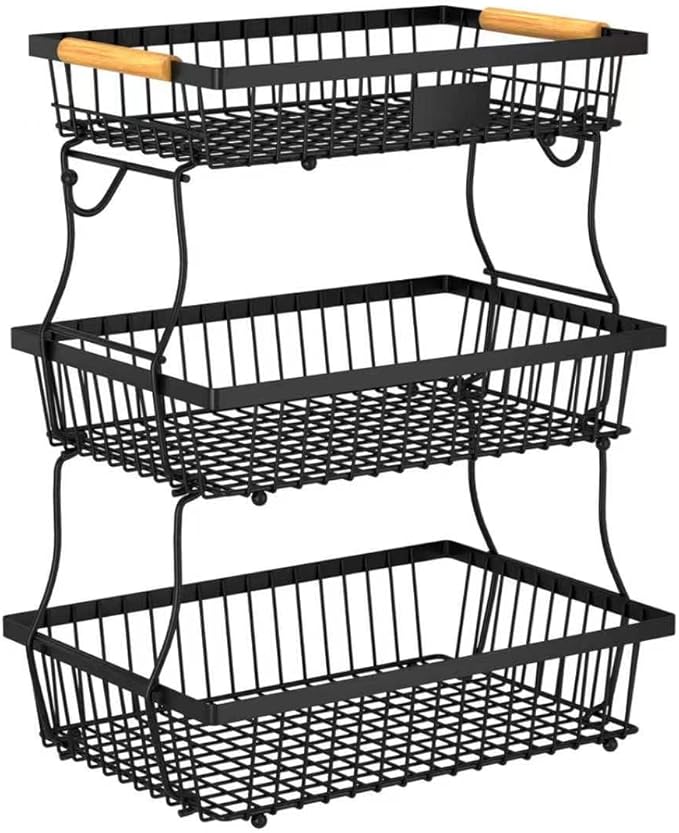 3 Tier Fruit Basket for Kitchen Counter by Unknown