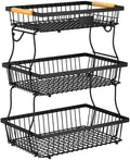 3 Tier Fruit Basket for Kitchen Counter by Unknown