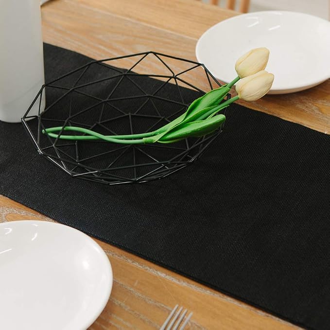 2 Piece Fabric in 1 Dinning Table Runner 12 x 72 Inches Farmhouse Kitchen - Image 4