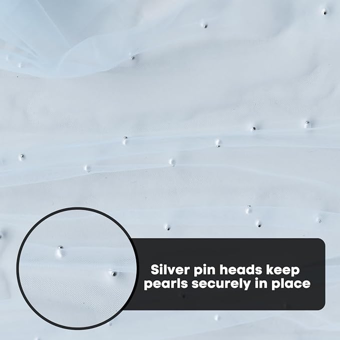 Artoid Mode 3PCS Pearl Blue Gauze Table Runner 120 Inch 10FT, Seasonal Sheer - Image 5