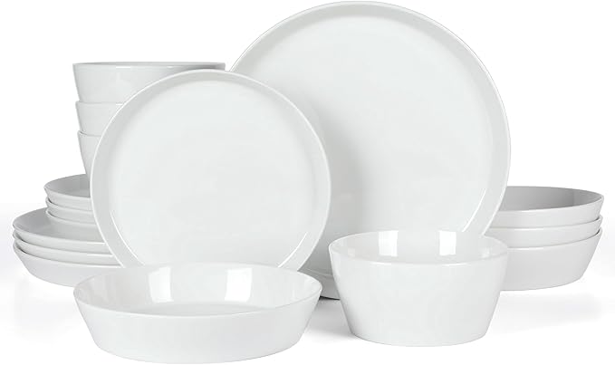 Martha Stewart Selma Chip & Scratch Resistant Dinnerware Set Service by MarthaStewart