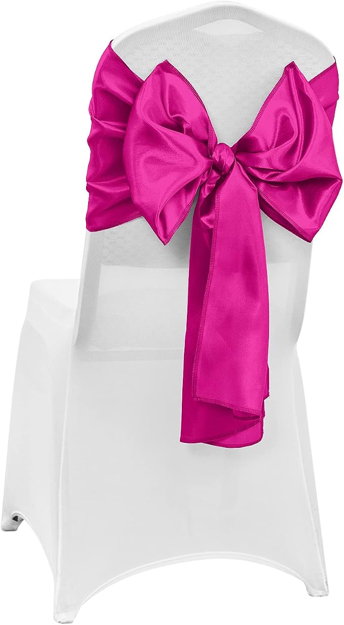 4-Pack Hot Pink Satin Table Runner 12 x 108 Inch Long Fuchsia Bright and Smooth - Image 6
