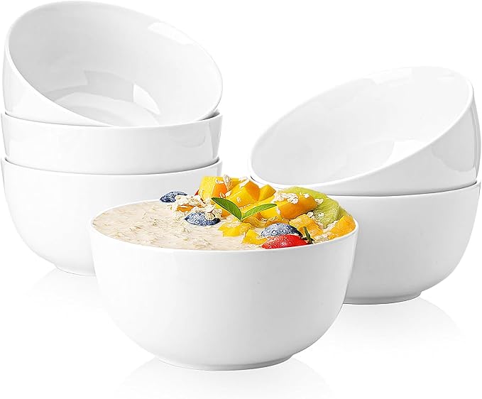 Sweese 20 Oz Porcelain Bowls Set of 6 by Sweese