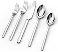 30 Pieces Silverware Set, Flatware Cutlery Set by KINGSTONE