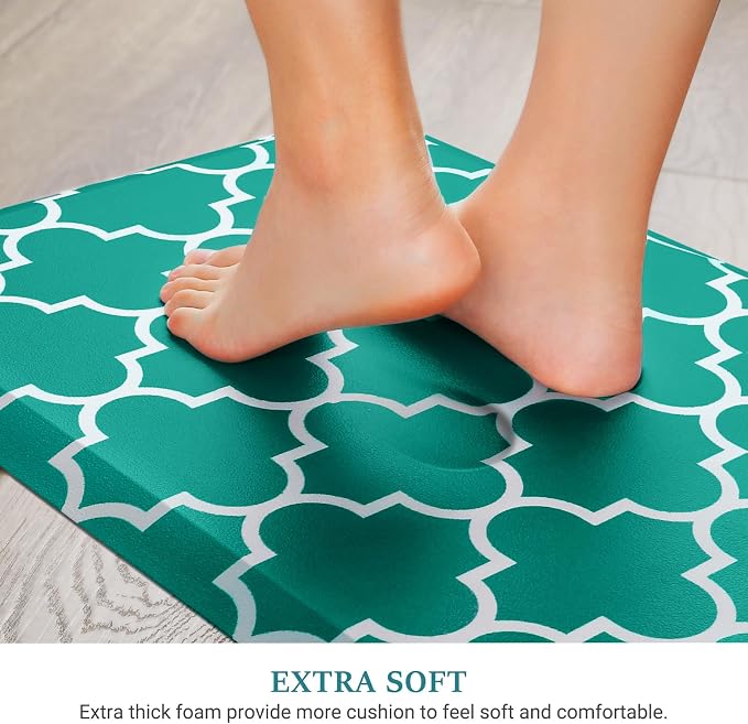 WISELIFE Kitchen Mat Cushioned Anti-Fatigue Kitchen Rug, 17.3"x 28", Non Slip - Image 3
