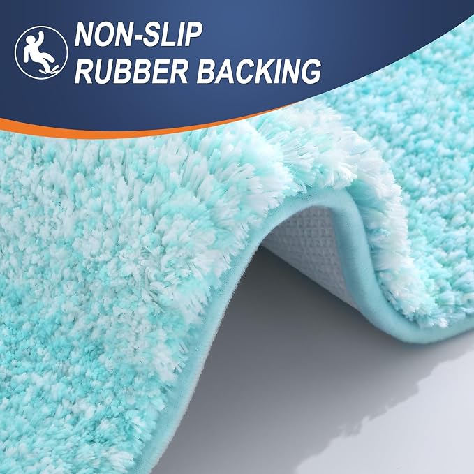 OLANLY Bathroom Rugs Mat 36x24, Extra Soft Absorbent Microfiber Bath Rugs - Image 5