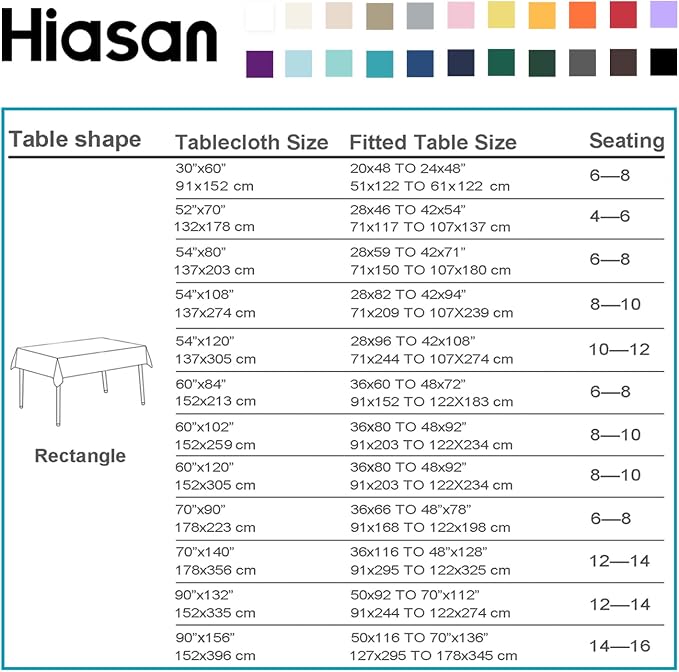 54 x 108 Inch Checkered Tablecloth Rectangle - Image 4