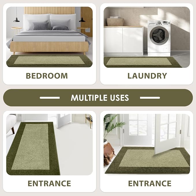Machine Washable Kitchen Rug 24" x 70", Non Slip Kitchen Mat - Image 4