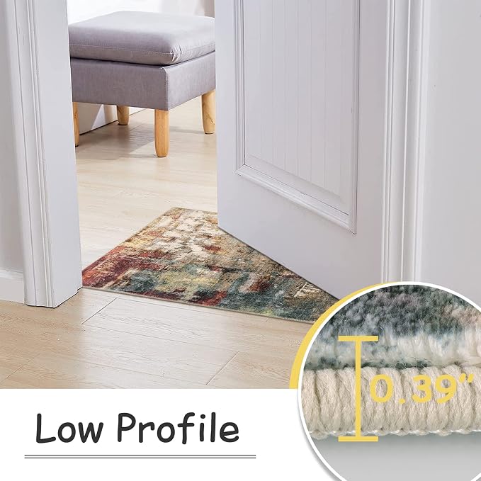 Lahome Kitchen Rugs, 2x4 Washable Rug - Image 5