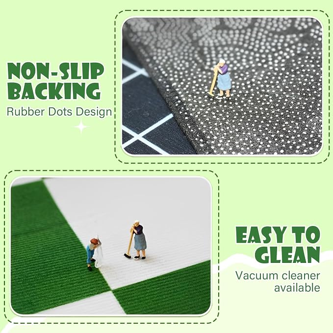 Kids Car Rug, soft low-pile surface, non-slip backing, compact size - Image 5