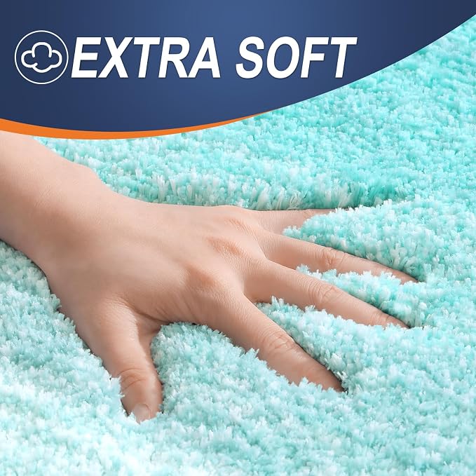 OLANLY Bathroom Runner Rugs Mat 59x20, Extra Soft Absorbent Microfiber Bath Rugs - Image 3