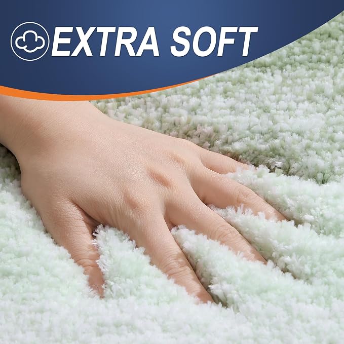 OLANLY Bathroom Runner Rugs Mat 47x17, Extra Soft Absorbent Microfiber Bath Rugs - Image 2