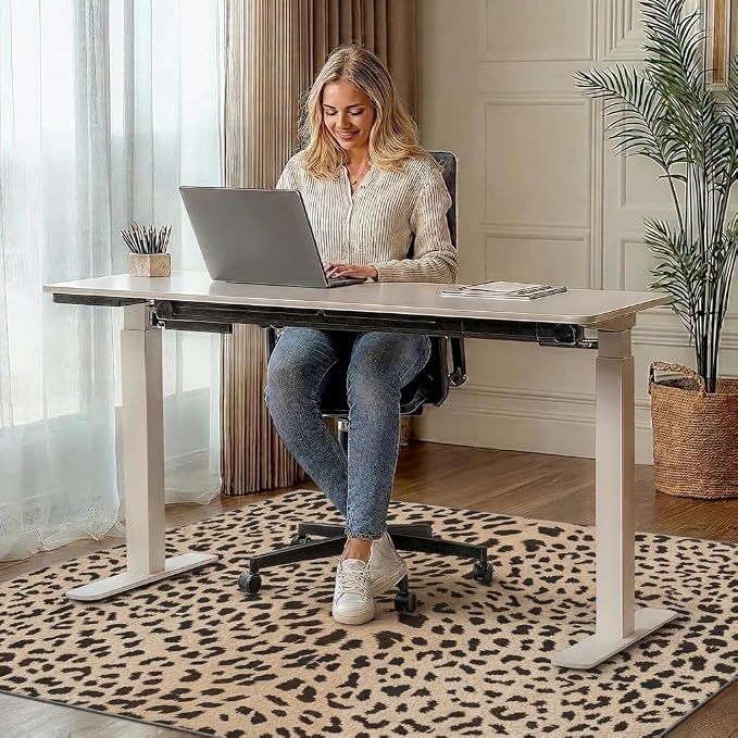36"x48" Office Chair Mat for Hardwood Tile Floor, Under Desk Carpet Protector - Image 2