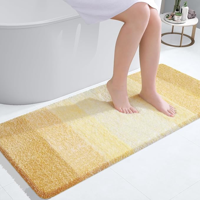 OLANLY Bathroom Runner Rugs Mat 44x24, Extra Soft Absorbent Microfiber Bath Rug by OLANLY