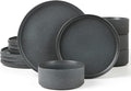 Famiware Star Stoneware Dinnerware Set, Reactive Glaze Plates & Bowls by Famiware