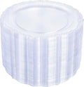 Upassion 100 Pieces Clear Plastic Plates by Upassion
