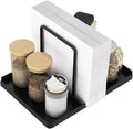 Napkin Holder for Table with Salt and Pepper Shakers Caddy, Standing Paper by Audmore
