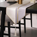 Avigers Table Runner 12 x 72 Inch, Tassels | Faux Silk double-layer accent by Avigers