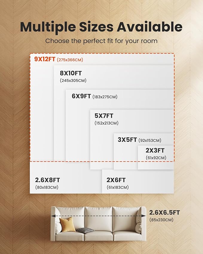 AMADA HOMEFURNISHING 9x12 Area Rugs - Image 5