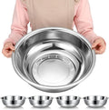 Nuogo 4 Pcs Stainless Steel Mixing Bowls Metal Mixing Bowls Extra Large Basin by Nuogo