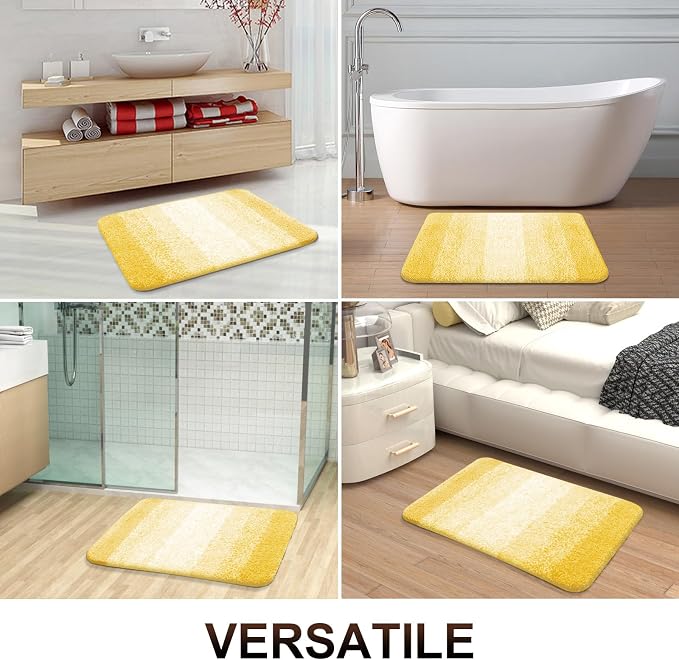 OLANLY Large Bathroom Rugs Mat 40x24, Extra Soft Absorbent Microfiber Bath Rugs - Image 7
