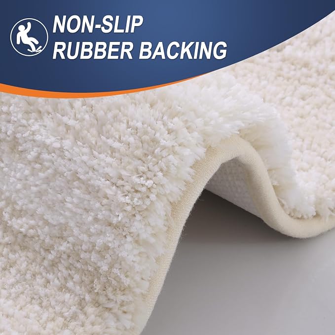 OLANLY Bathroom Runner Rugs Mat 70x24, Extra Soft Absorbent Microfiber Bath Rugs - Image 4