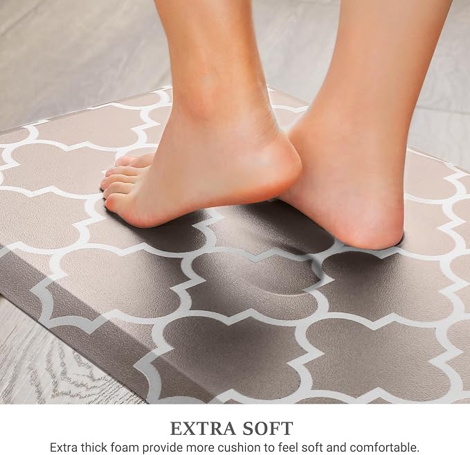 WISELIFE Kitchen Runner Rugs Anti-Fatigue mats, 17.3"x 39", Non Slip Waterproof - Image 3