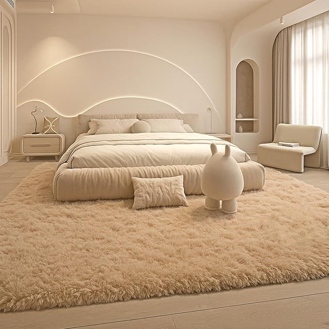 Large 9x12 Area Rug for Living Room, Soft Shag Rugs for Bedroom, Non-Slip Ultra - Image 4