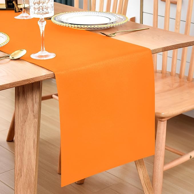 Farmhouse Orange Table Runner Dining Table Runners 48 Inches Long Coffee Table by Wolkemer