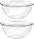 PLASTICPRO Disposable 48 Ounce Round Crystal Clear Bowls by PLASTICPRO