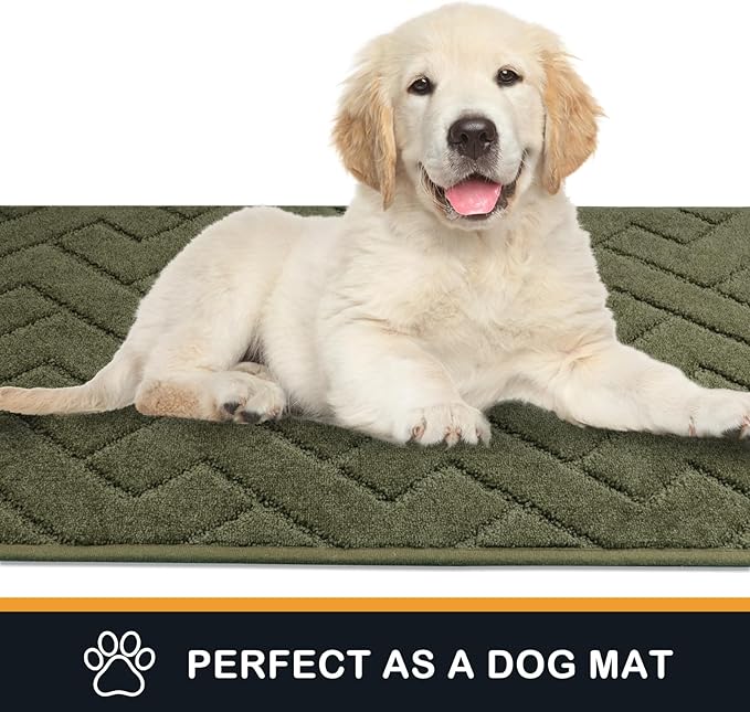 PURRUGS Dirt Trapping Door Mat 34" x 59", Non-Slip Machine Washable Entry Rug - Image 6
