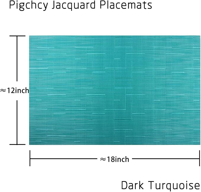 PIGCHCY Placemats, Durable Heat Resistant Placemats - Image 2