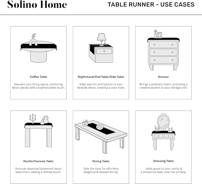Solino Home 100% Pure Linen Table Runner Pink, Classic Hemstitch 14 x 60 in | - Image 7
