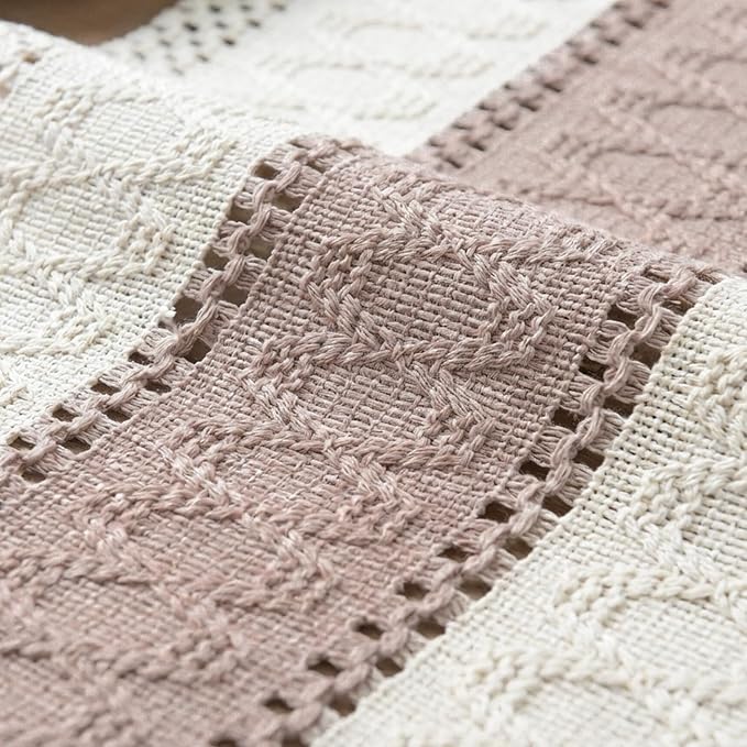 Artoid Mode Pink Farmhouse Rustic Table Runner 12x60 Inch | Seasonal Holiday - Image 6