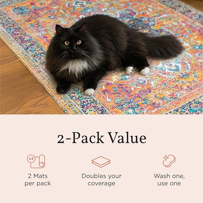 Lovewag Pets Cat Litter Mat 2 Pack - Image 4