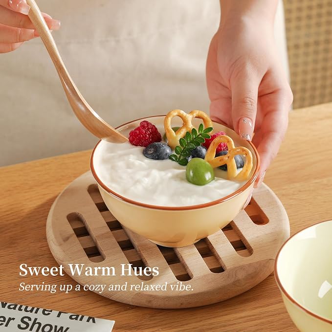 Ceramic Dessert Bowl Set of 6 - Image 7
