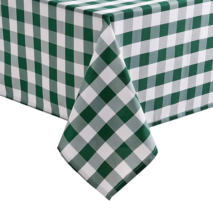 Checkered Square Tablecloth by Hiasan