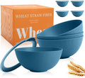 40 OZ Bowls Set of 4, Unbreakable Lightweight Bowls Set by Perlapoc