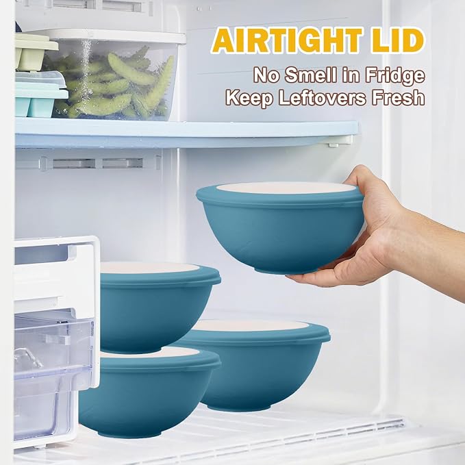40 OZ Bowls Set of 4, Unbreakable Lightweight Bowls Set - Image 7