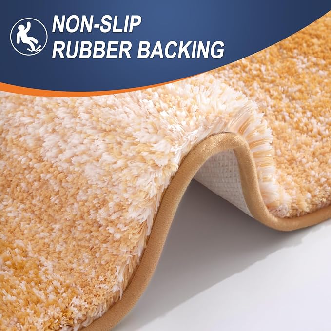 OLANLY Large Bathroom Rugs Mat 54x24, Extra Soft Absorbent Microfiber Bath Rugs - Image 5