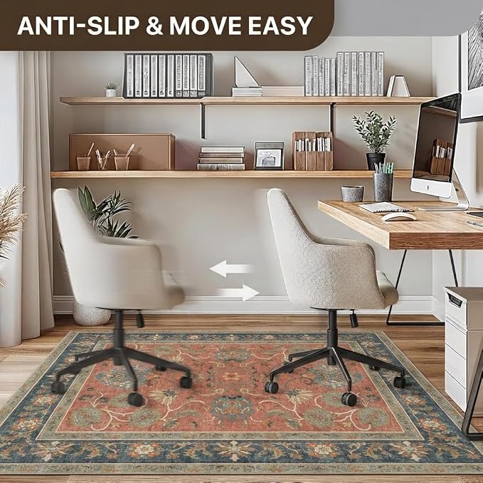 48"x60" Office Chair Mat for Hardwood Tile Floor, Under Desk Carpet Protector - Image 4