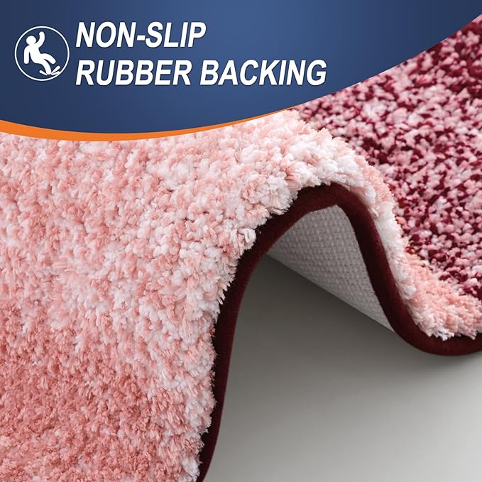 OLANLY Bathroom Runner Rugs Mat 44x24, Extra Soft Absorbent Microfiber Bath Rugs - Image 4