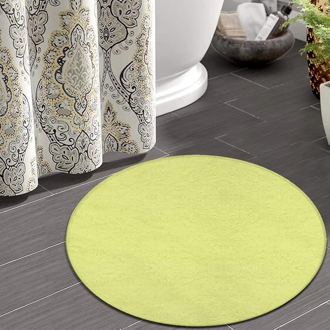 Room Sofa Yoga Soft Round Carpet, Home Decor Non Slip Kitchen Office Circle Rug - Image 4