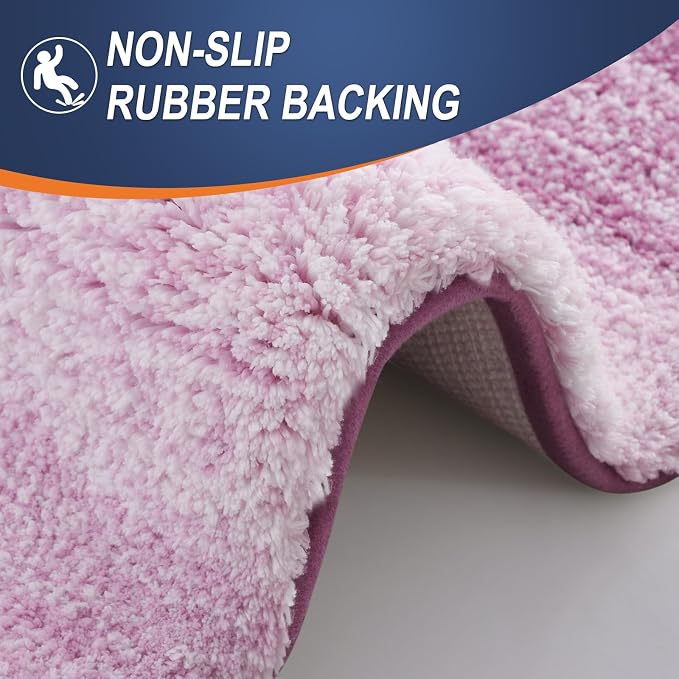 OLANLY Bathroom Runner Rugs Mat 70x24, Extra Soft Absorbent Microfiber Bath Rugs - Image 4