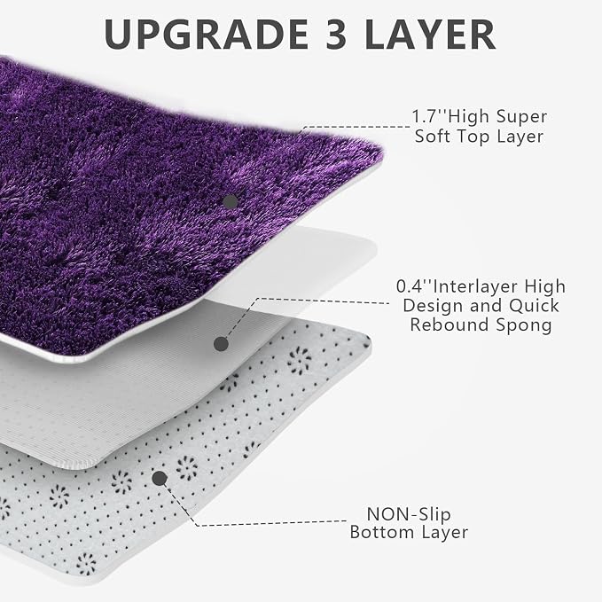 10X14 Large Area Rugs for Living Room Bedroom, Big Shag Rug for Bedroom Dorm - Image 6